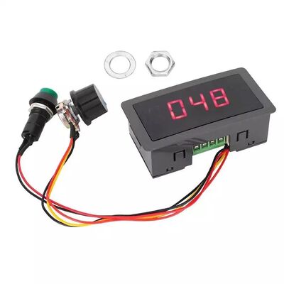 CCM5D 디지털 디스플레이 LED 모터 컨트롤러 속도 조절기 6V 12V 24V 5A PWM DC 모터 속도 컨트롤러 보드 DC DC 변환기